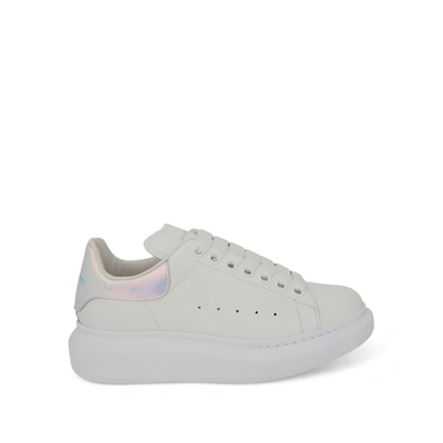 Alexander Mcqueen Larry Oversized Heel Sneaker In White