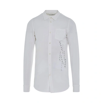 Doublet Stretching Tape Shirt In White