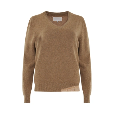 MAISON MARGIELA KNIT V NECK PULLOVER