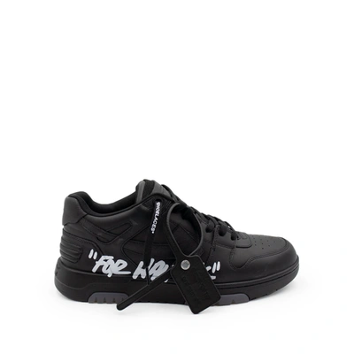 Off-white Out Of Office Low-top Sneakers In Black,white