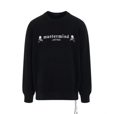 Mastermind Japan Loopwheel Crewneck Sweatshirt In Black