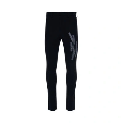 Doublet Stretching Tape Trousers In Black