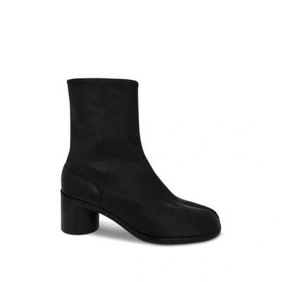 Maison Margiela Tabi Ankle 6cm Boots In Black
