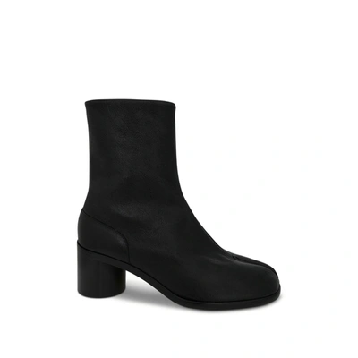 Maison Margiela Tabi Ankle 6cm Boots In Nero