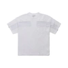 Facetasm Inside-out Rib Big T-shirt With Destroyed Pocket