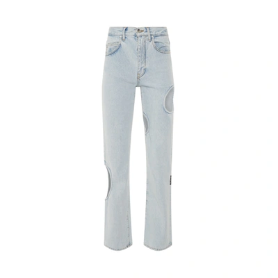 Off-white Meteor Cool Baggy Jeans In Blue