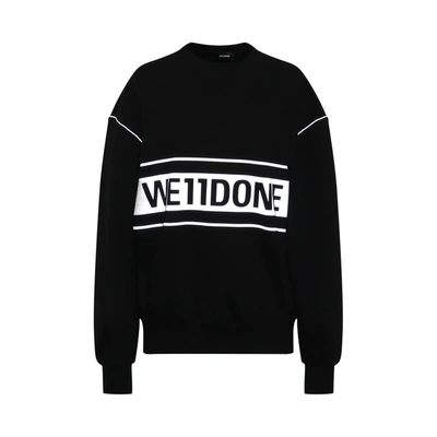 We11 Done Reflective Logo Pullover