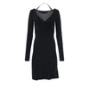 Off-white Fluid Jersey Twisted Long Sleeve Dress
