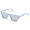 G.o.d Twenty Cat Milk Sunglass With Grey Flash Lens