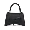 Balenciaga Women's Hourglass Small Croco Embossed Bag