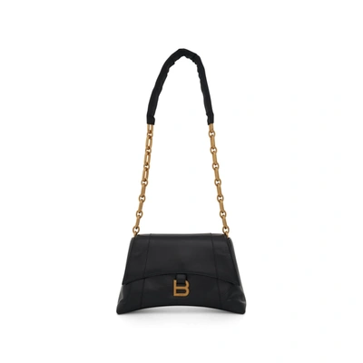 Balenciaga Downtown Small Shoulder Bag With Chain