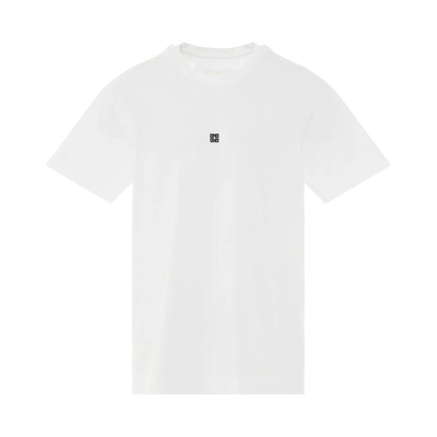 Givenchy 4g Logo Embroidered T-shirt