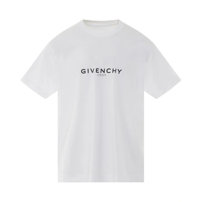 Givenchy Reverse Logo Oversized T-shirt In White