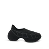 Givenchy Giv Tk-360 Plus Black Stretch-knit Sneakers