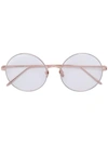 LINDA FARROW GALLERY round frame glasses,LFL647C9OPT12219904