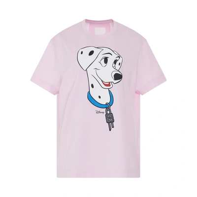 Givenchy Disney 101 Dalmatians Perdita T-shirt In Pink