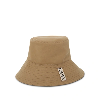 Loewe Fisherman Canvas Hat In Neutral