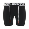Off-white Athl Branded-waistband High-rise Slim-fit Stretch-woven Shorts