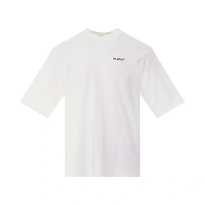 Off-white Caravaggio Crowning Skate T-shirt In White