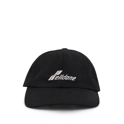 We11 Done Black Washed Cap