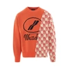 WE11 DONE WD1 GRAPHIC MIX LOGO SWEATER