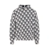 WE11 DONE WD1 GRAPHIC KNIT HOODIE