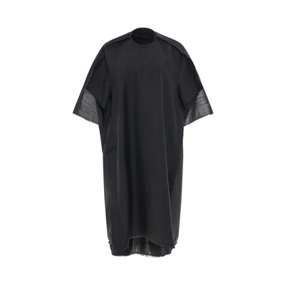 Maison Margiela Mohain Dress In Black