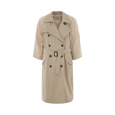 MAISON MARGIELA MEN'S DOUBLE BREASTED TRENCH COAT