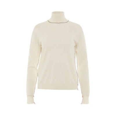 Maison Margiela Pullover In Ecru