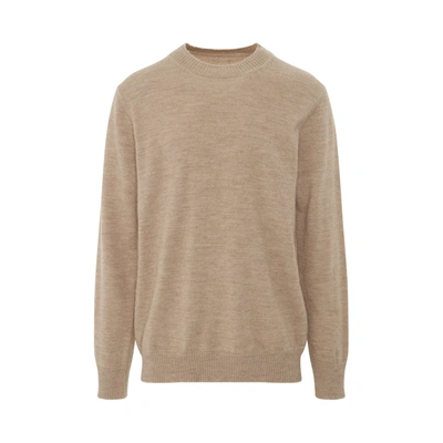 Maison Margiela High-neck Cashmere Sweater In Cream