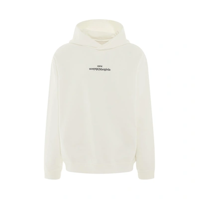 MAISON MARGIELA UPSIDE DOWN LOGO HOODIE