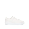 Balmain B Court Low Top Sneakers In White Leather
