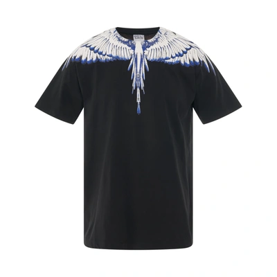 Marcelo Burlon County Of Milan Marcelo Burlon Icon-wings Motif T-shirt In Black