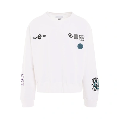 Facetasm Anarchy Crewneck In White