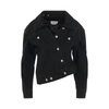 Alexander Mcqueen Asymmetric Denim Jacket