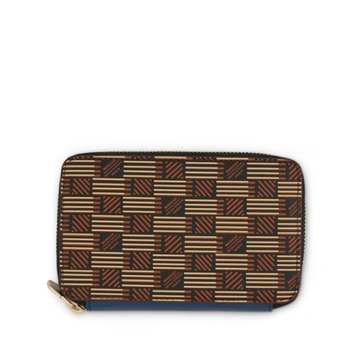 Moreau Compact Zip Wallet In Multi