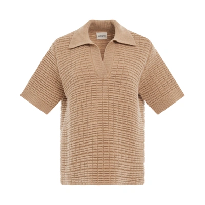 Khaite Beige Winnie Sweater In Camel