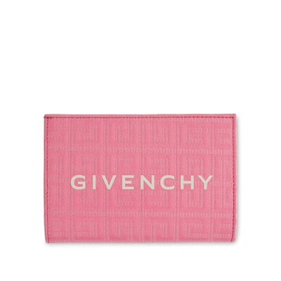 Givenchy G Cut Bifold Wallet In Blue