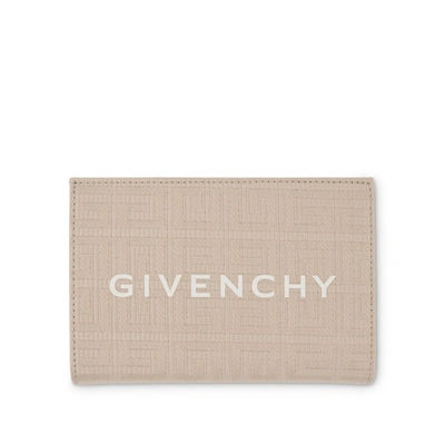 Givenchy G Cut Bifold Wallet In Blue