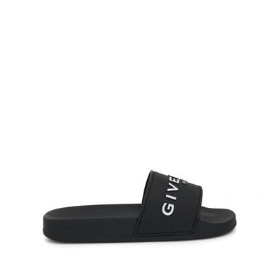 Givenchy Logo Slide Flat Sandals