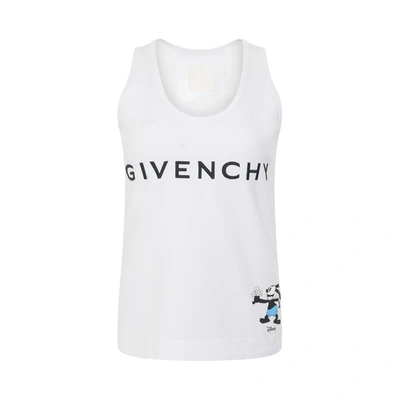 Givenchy Disney Oswald Flowers T-shirt In White