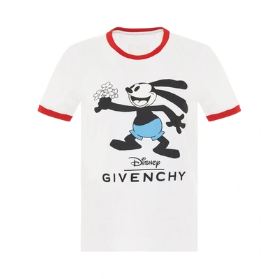Givenchy X Disney Oswald Graphic-print T-shirt In 10p-white