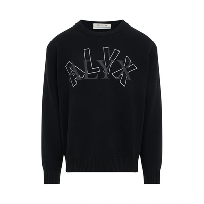 Alyx Arch Logo Sweater In Black