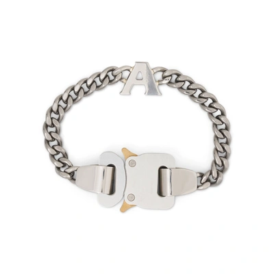 Alyx Buckle Bracelet With Charm In Metallic