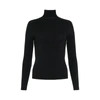Balenciaga Logo Patch Ribbed Turtleneck Sweater
