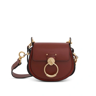 Chloé Small Tess Day Bag In Brown