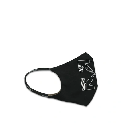 Off-white Caravaggio Arrow Simple Mask In Black