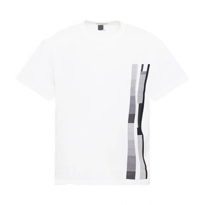 Facetasm Logo Print Rib Big T-shirt In White