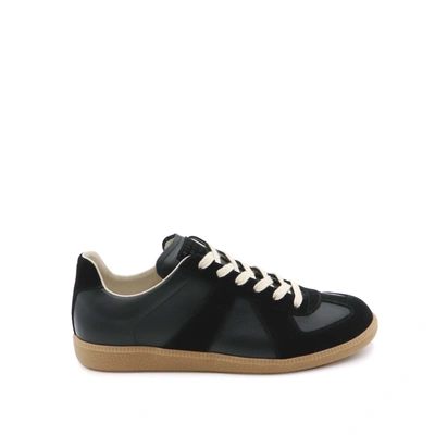 MAISON MARGIELA REPLICA LEATHER SNEAKERS