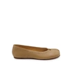 Maison Margiela Brown Tabi New Ballerina Flats